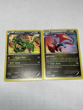 Pokemon Dragon Vault Lot Rayquaza Salamence Holo 11/20 8/20 Played